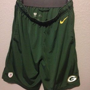 Green Bay Packers NFL Athletic Nike Shorts